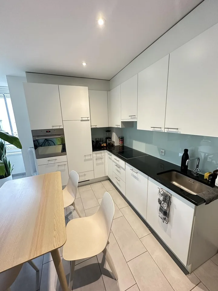 Modern 2.5-room apartment in Zurich Oerlikon  only 3 minutes from the train station