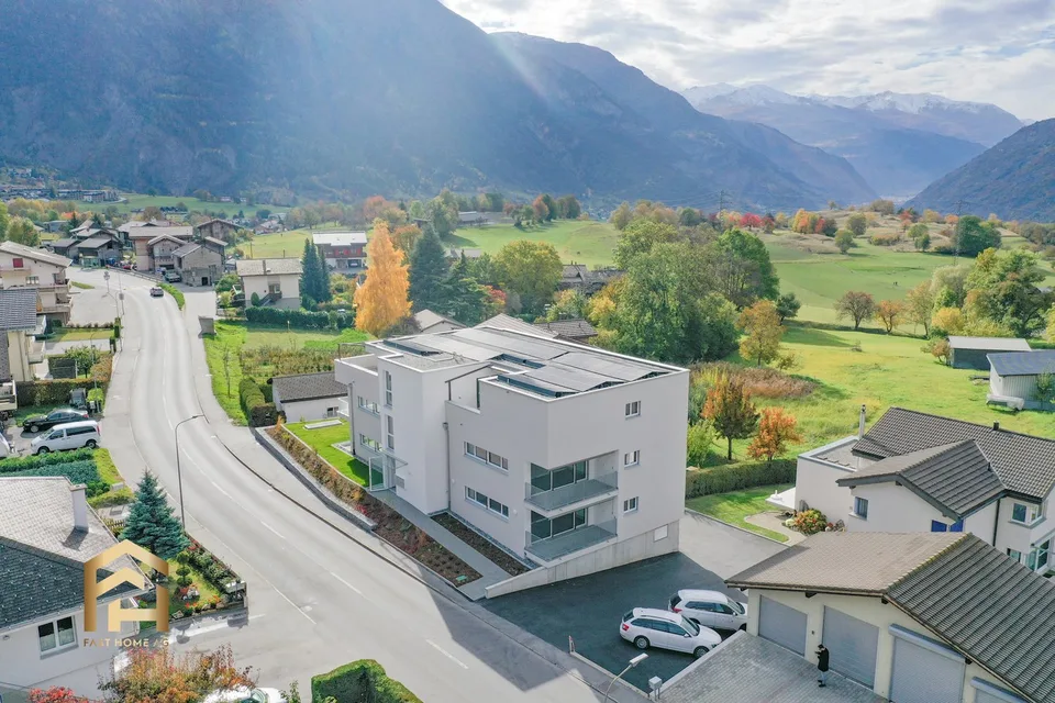 Idyllic 4.5 terraced apartment in Termen
