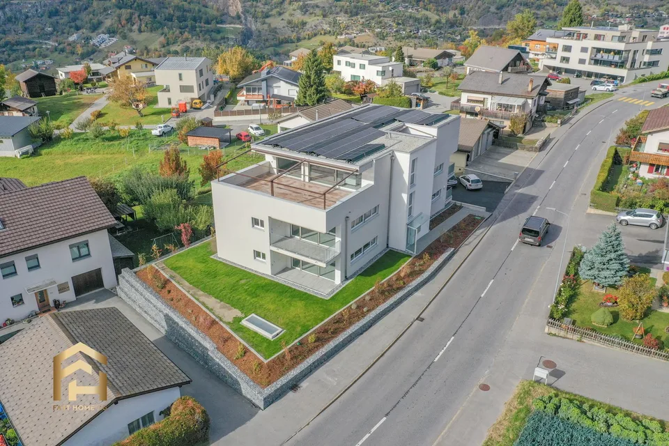 Idyllic 4.5 terraced apartment in Termen