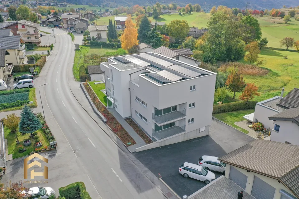 Idyllic 4.5 terraced apartment in Termen