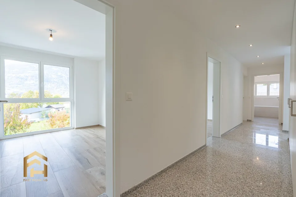 Idyllic 4.5 terraced apartment in Termen