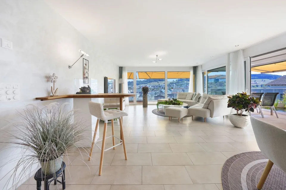 Appartement de jardin ensoleillé avec jardin unique et vue