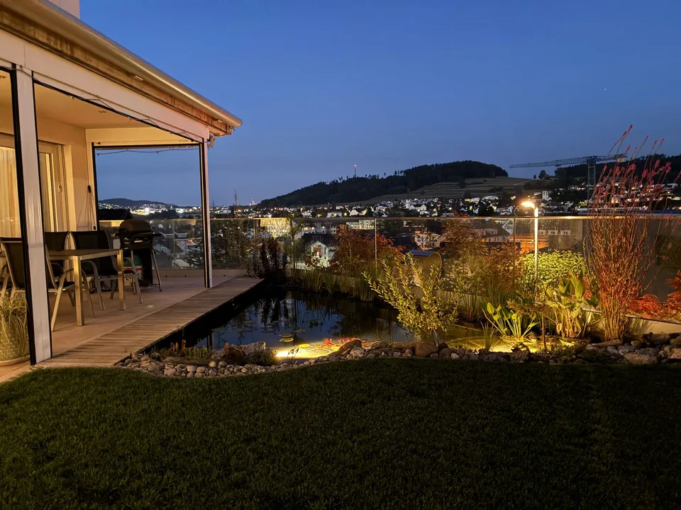 Appartement de jardin ensoleillé avec jardin unique et vue