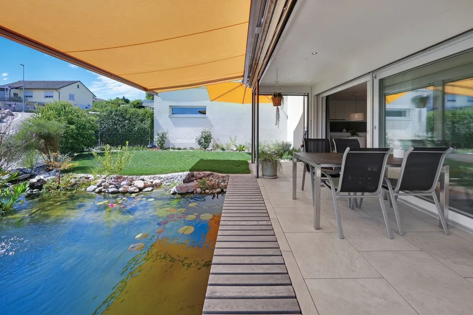 Appartement de jardin ensoleillé avec jardin unique et vue