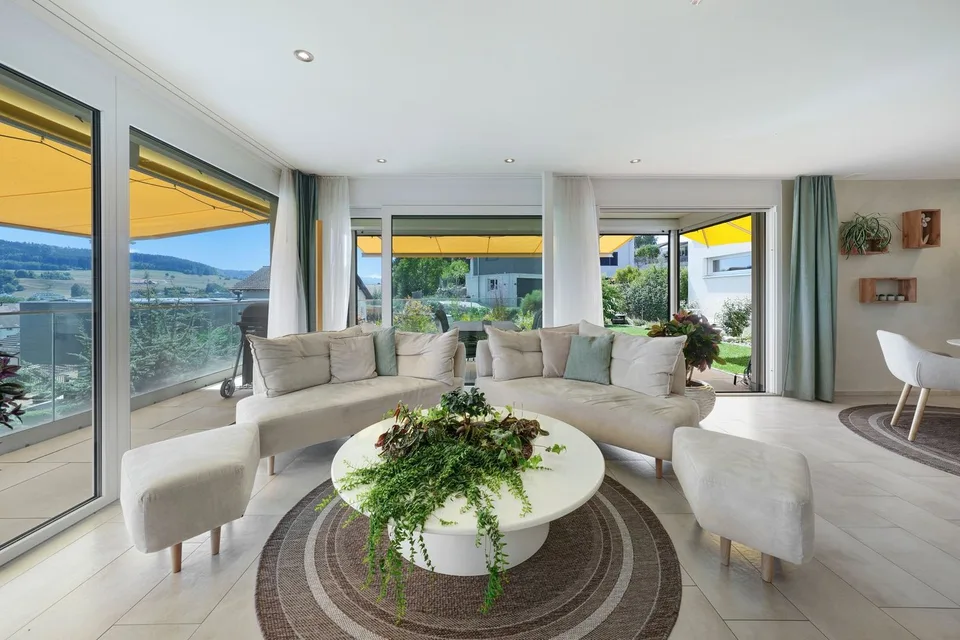 Appartement de jardin ensoleillé avec jardin unique et vue