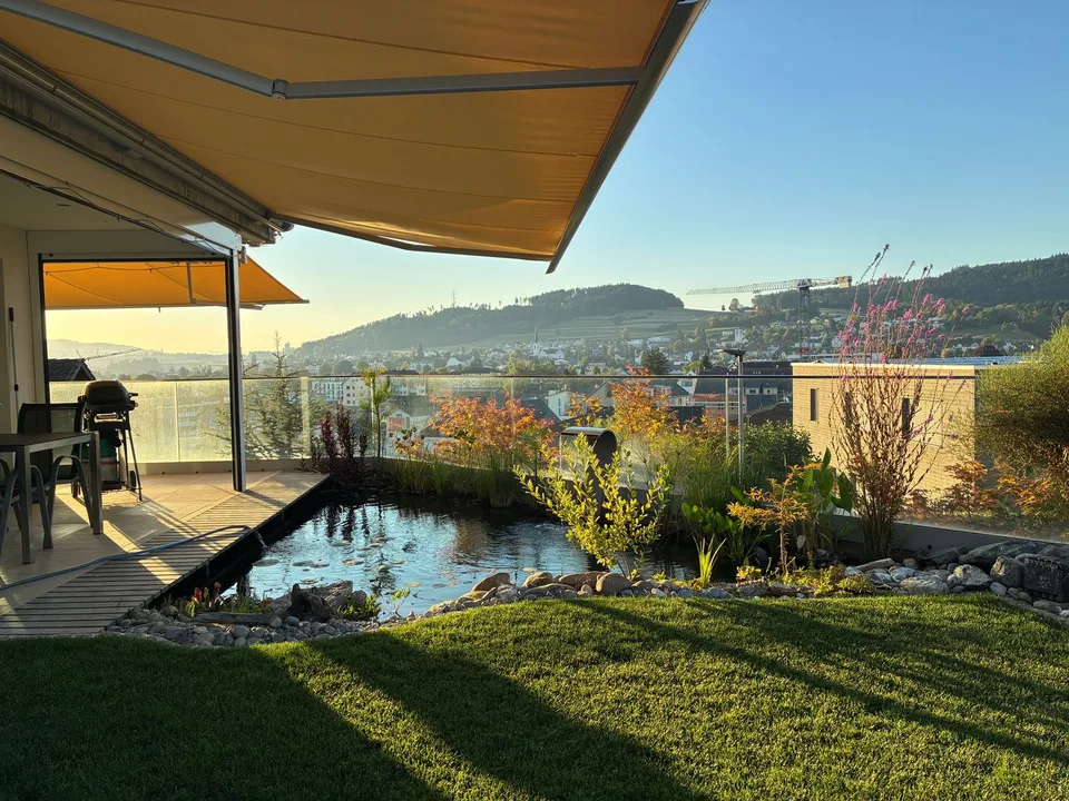 Appartement de jardin ensoleillé avec jardin unique et vue