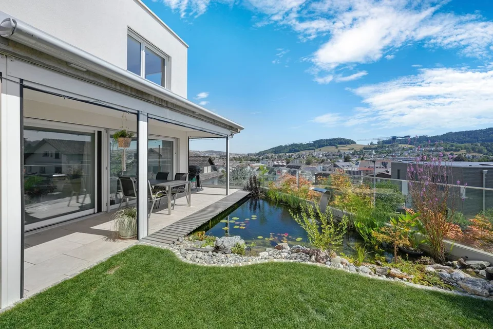 Appartement de jardin ensoleillé avec jardin unique et vue