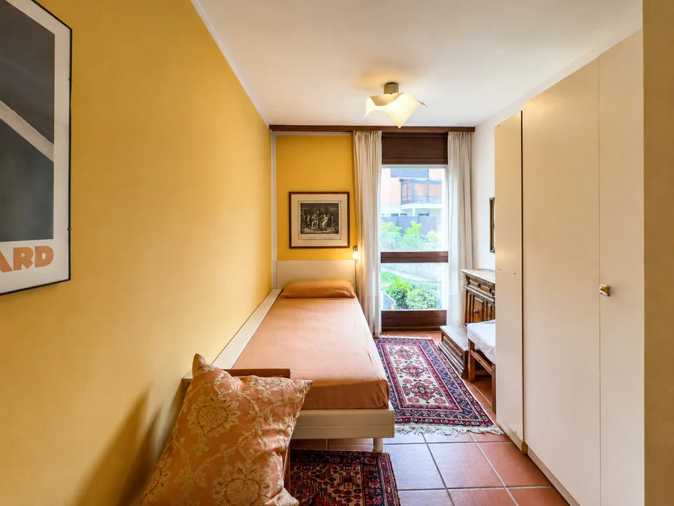 Semi-detached house with open view in Vezia