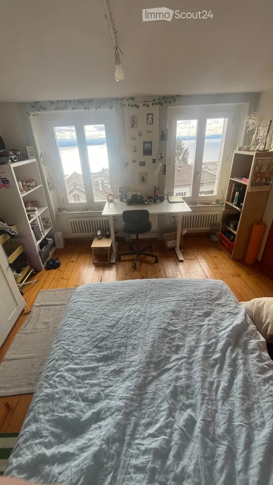 Duplex 5 pièces avec cachet proche de la gare, vue et jardin commun
