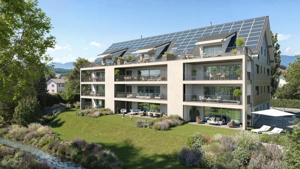 Topmoderne 3.5-Zimmerwohnung im Obergeschoss