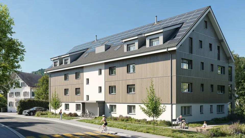 Topmoderne 3.5-Zimmerwohnung im Obergeschoss