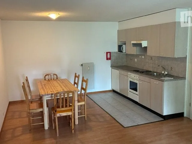 Charmanter 2,5-Zimmer-Wohnung mit Möbeln, Balkon und Garage