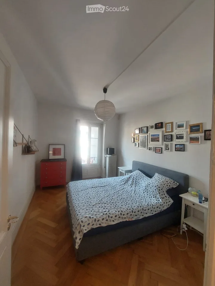 4-room apartment with lake view, Lausanne city center