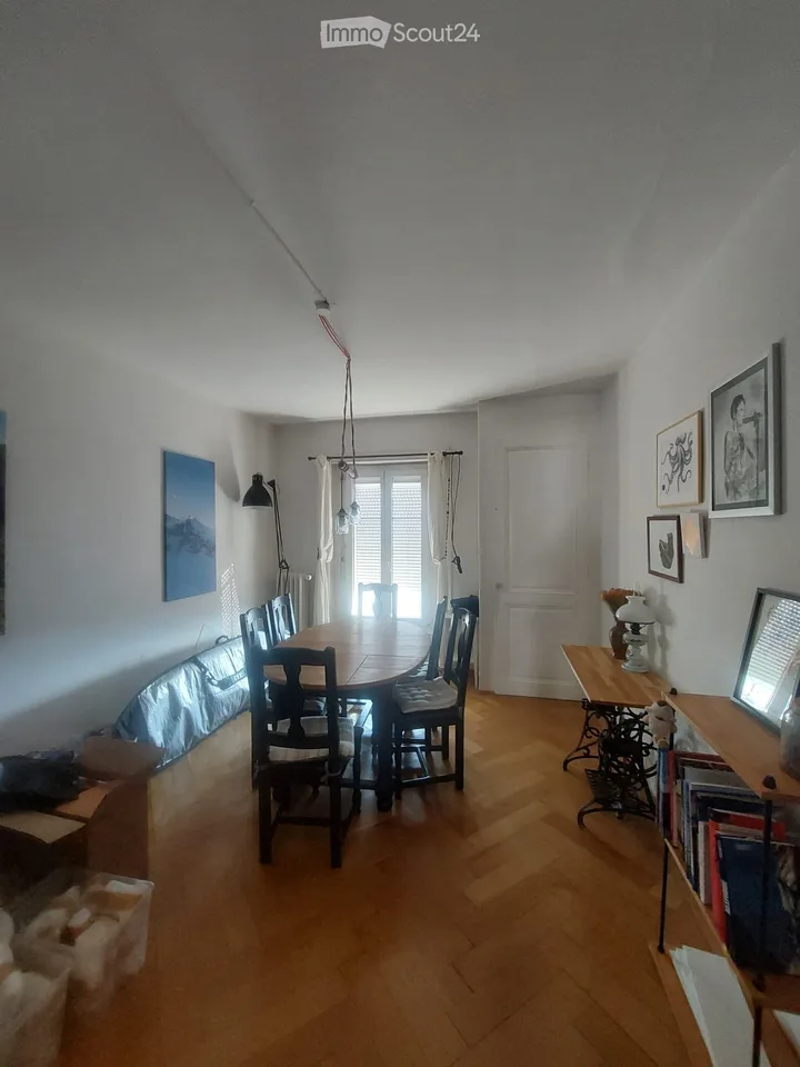 4-room apartment with lake view, Lausanne city center