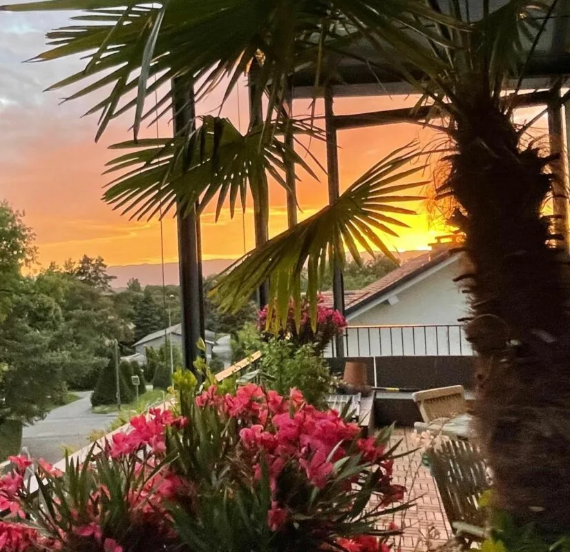 Appartement d'exception avec terrasse panoramique et vue sur le Jura à Presinge