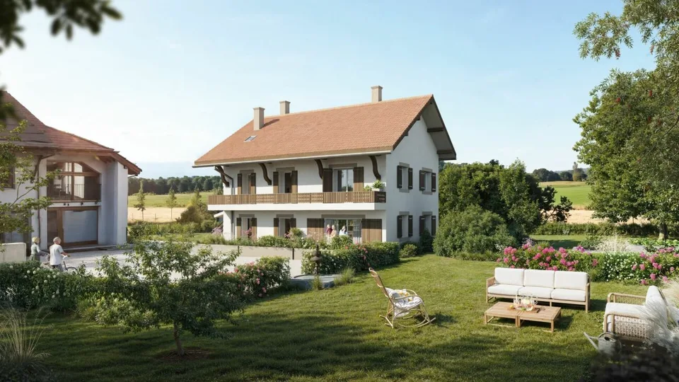 Duplex de charme entre nature et sérénité - Hameau de Monniaz avec grand jardin privatif