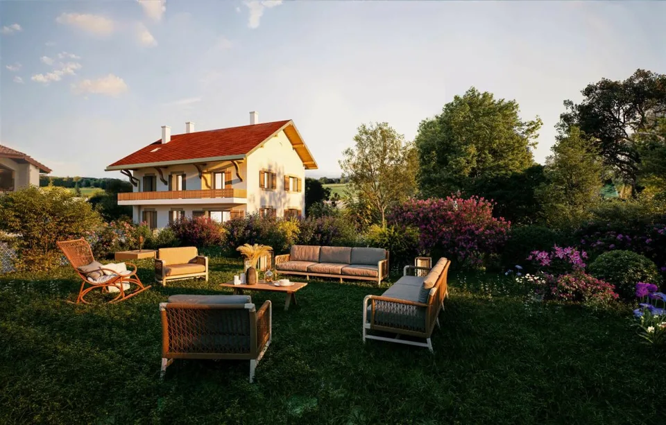 Duplex de charme entre nature et sérénité - Hameau de Monniaz avec grand jardin privatif