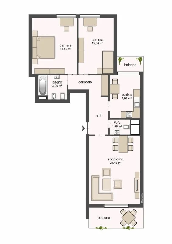 9600, Etamon, apartment 0008