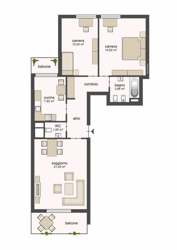 9600, Etamon, apartment 0008