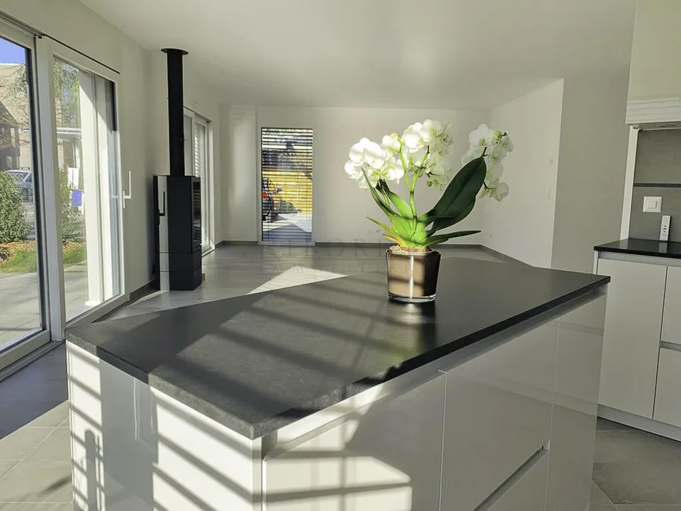 Plateau de Pinchat, superbe villa mitoyenne contemporaine idéalement située