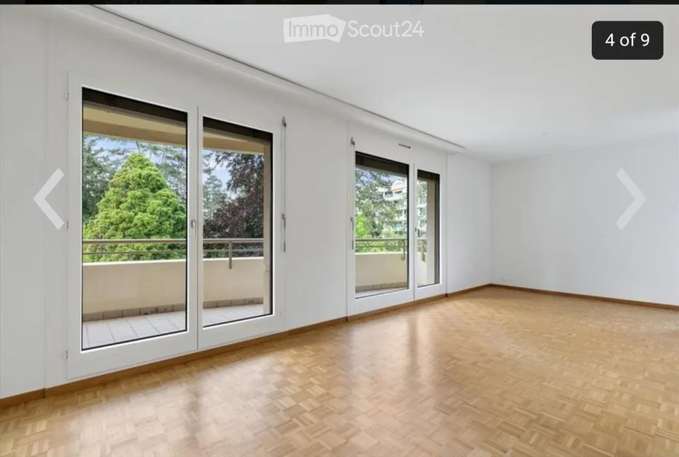Übernahme des Mietvertrags dringend - 4 Zimmer mit Balkon in Genf-Champel