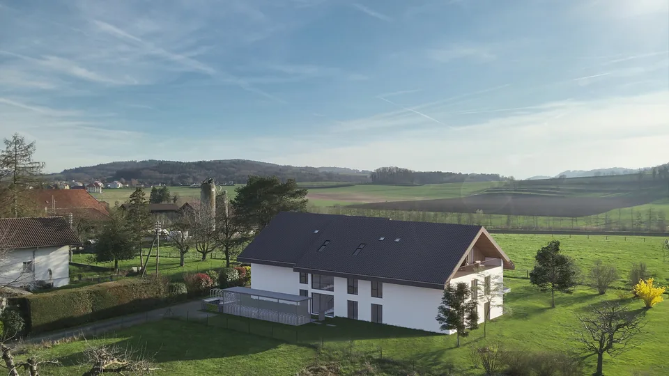 Estavayer / Frasses Last ground floor with 4.5 rooms Land of 320 m2