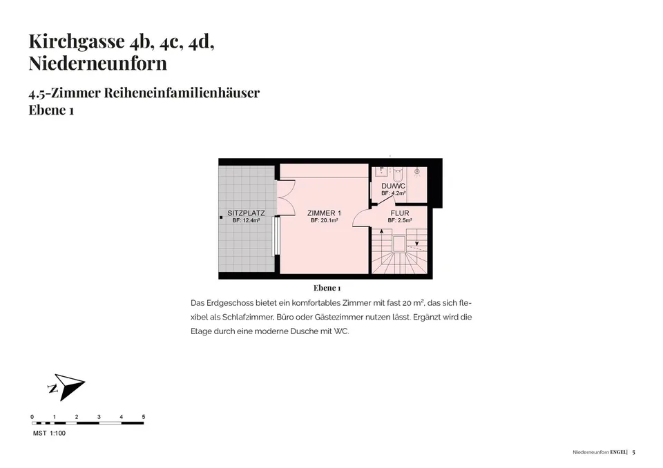 Attraktives 4.5-Zimmer-Reihenhaus in Niederneunforn