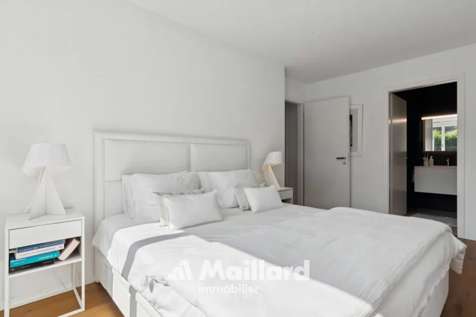Schönes 3.5-Zimmer-Apartment mit Terrasse und großem privatem Garten in Epalinges