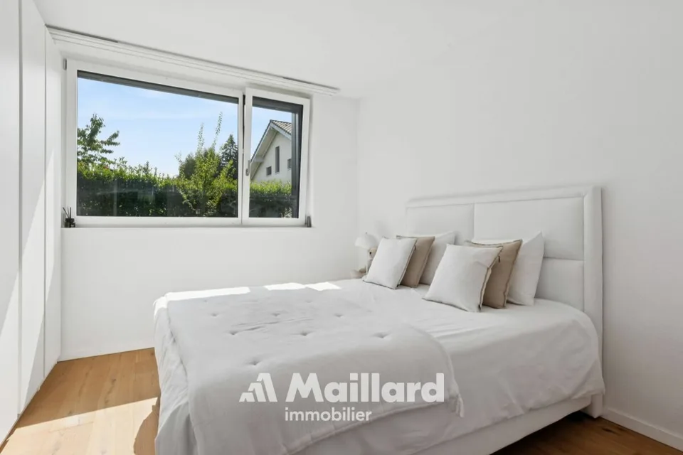 Schönes 3.5-Zimmer-Apartment mit Terrasse und großem privatem Garten in Epalinges