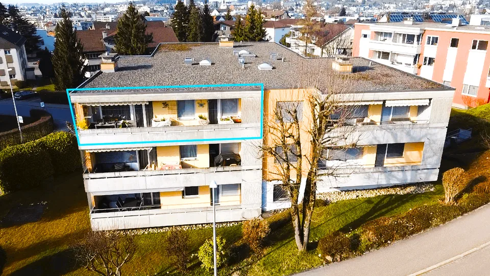 Beautiful 4.5-room attic apartment in Gossau - quiet and central location