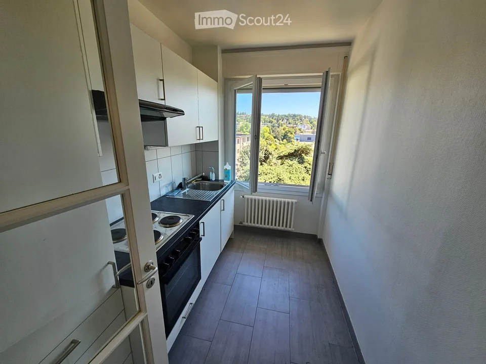 Charmant appartement de 1.5 pièces avec vue agréable à Lausanne