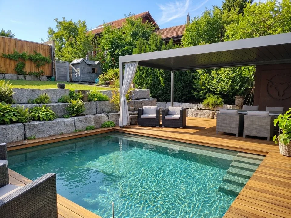 Proprietà doppia unica: Casa di lusso con piscina + casa a schiera ristrutturata di alta qualità (noleggio o multigenerazionale)