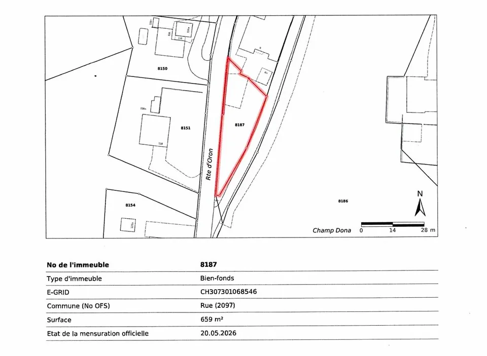 Parcelle nella zona del villaggio di 2'643 m2 con potenziale di valorizzazione – foto 3 di 6