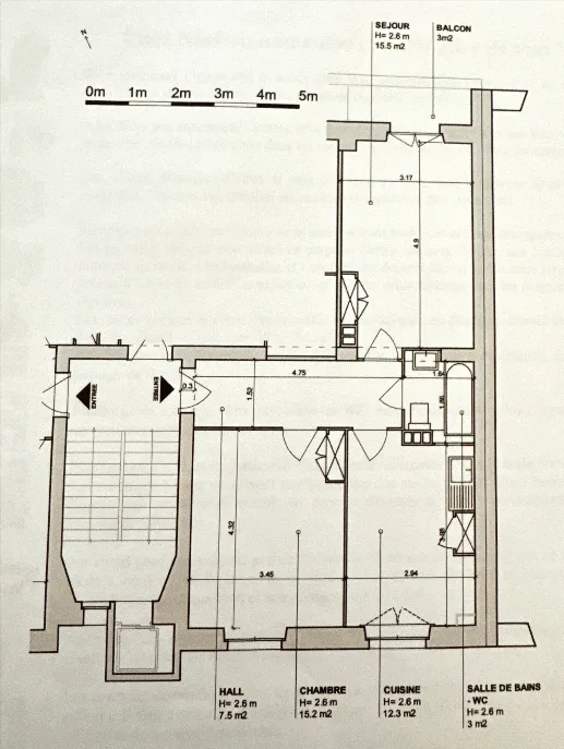 Reprise de bail: Appartement 3 pièces abordable, idéalement situé, avec balcon