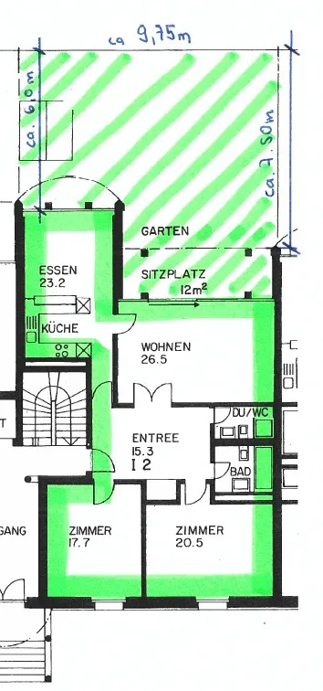 Appartement 3.5 pièces en norme de propriétaire avec jardin