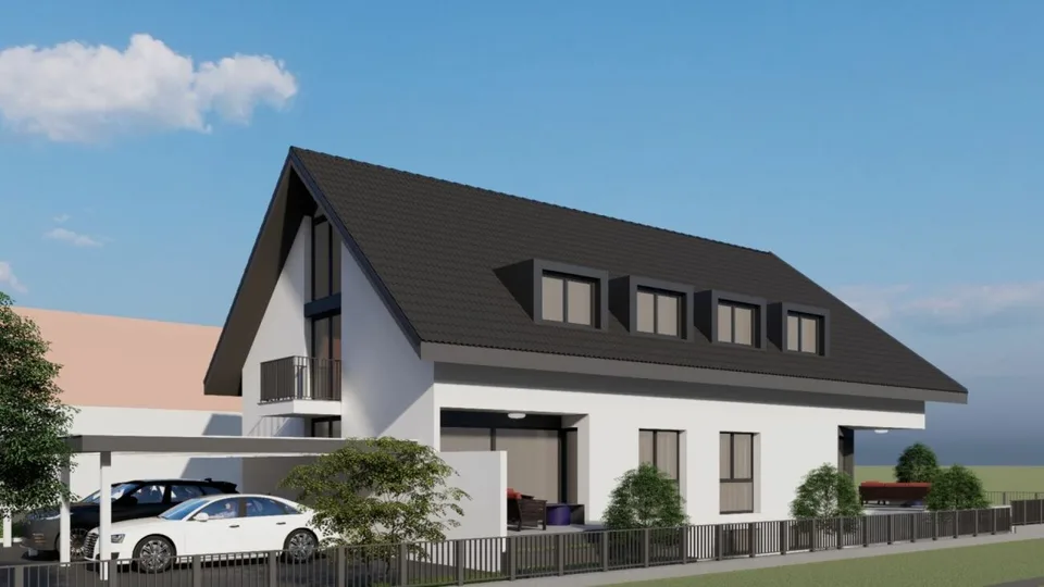 Modernes 6.5 Zimmer Neubau Doppeleinfamilienhaus in familienfreundlicher Lage