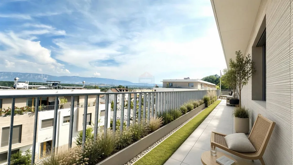 CASATAX - Magnifique attique de 3 pièces avec terrasse périphérique