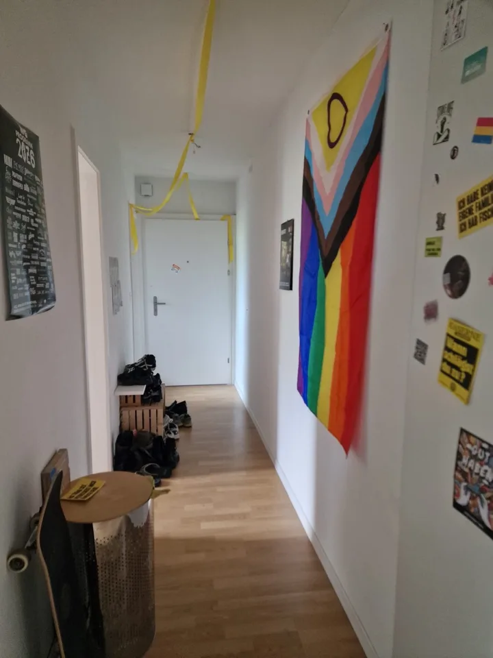 Shared flat room