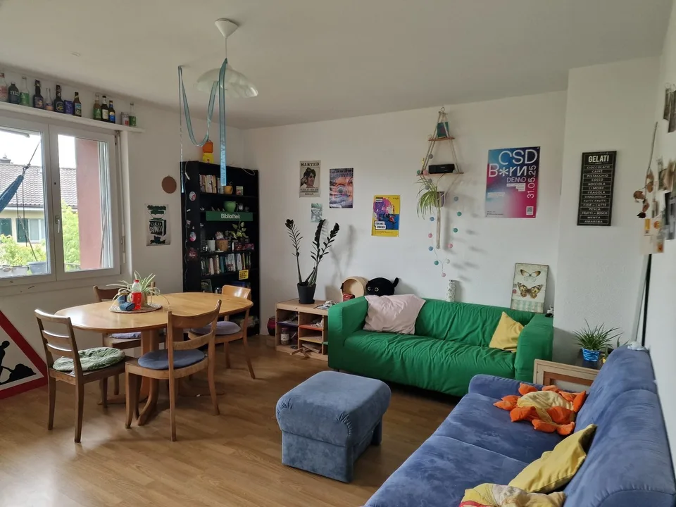 Shared flat room