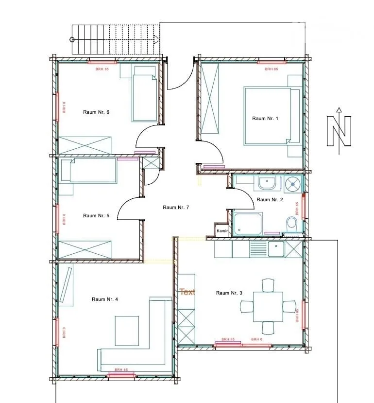 Appartamento ristrutturato di 4,5 locali con balcone e bella vista a Staldenried