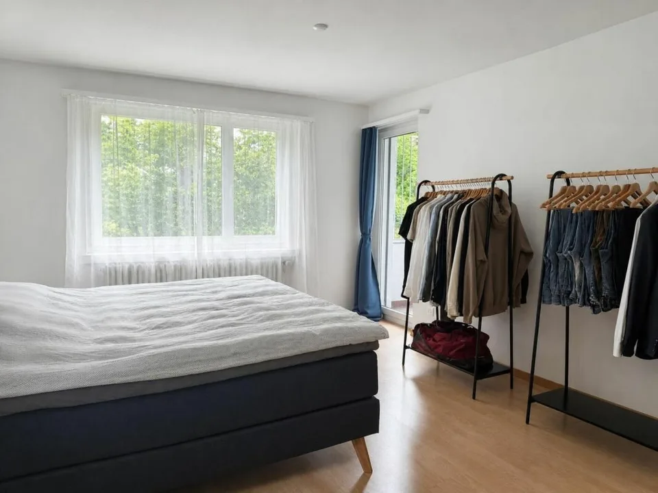 Appartement 5.5 pièces dans un endroit calme avec un jardin spacieux