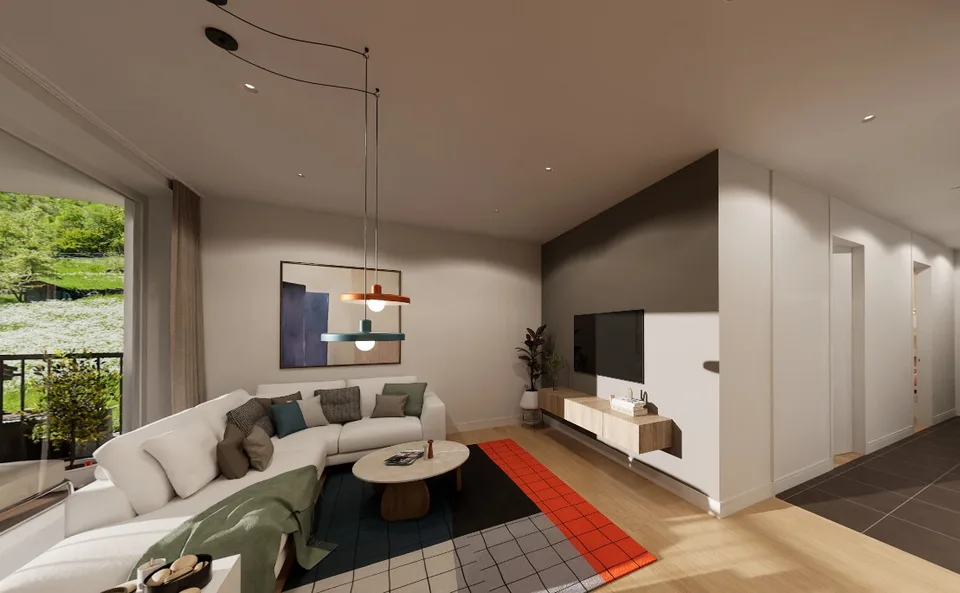 Neubau-Traum: Helle 4.5 ZWG im 1.OG mit Balkon & Lift