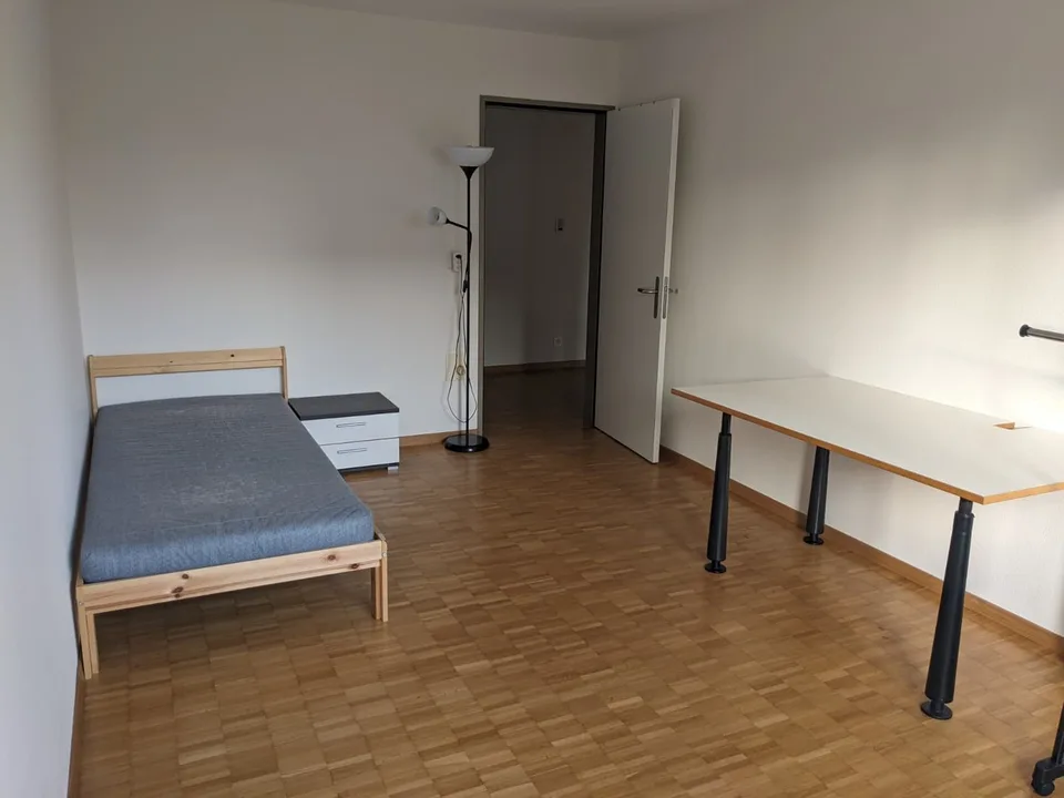 Room at Schwerzenbach train station (15 min to Zurich HB)