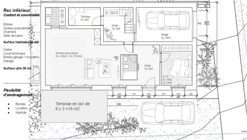 Independent villa, energy-efficient and adaptable to needs