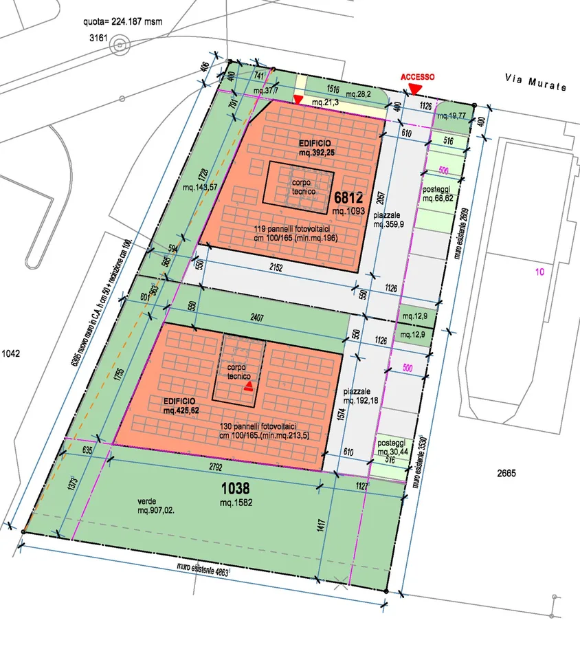 Neue geräumige Wohnung mit großer Terrasse