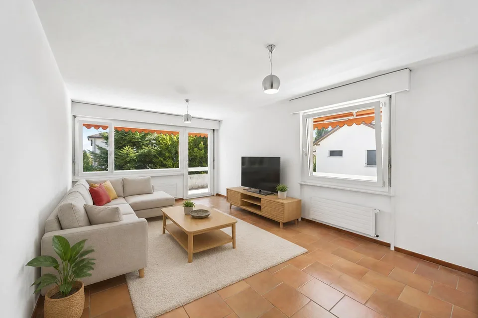 4.5 pièces avec grand balcon-terrasse et garage-box au coeur de Prilly