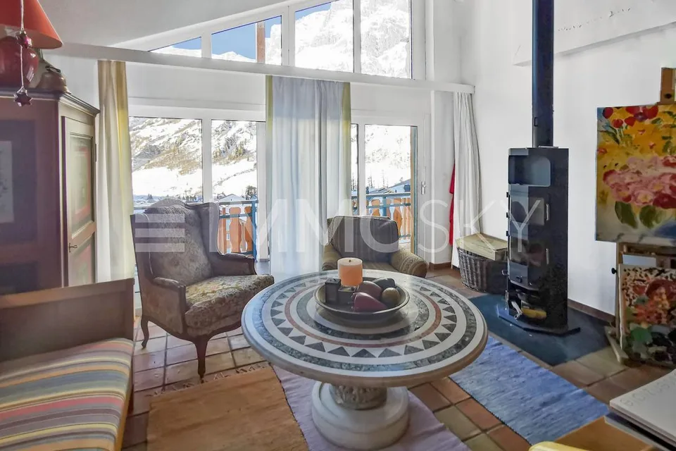 VIRTUAL TOUR Ferienwohnung mit Aussicht in Leukerbad