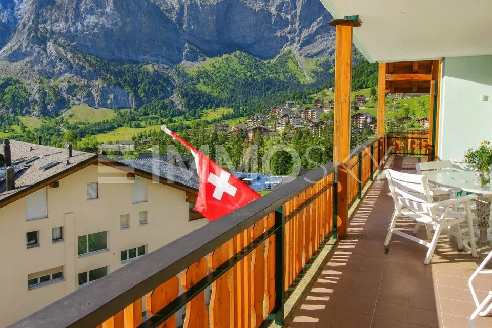 VIRTUAL TOUR Ferienwohnung mit Aussicht in Leukerbad