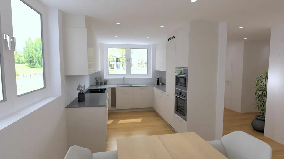Neubau 5.5-Zi.-Doppeleinfamilienhaus an erhöhter Wohnlage mit Weitsicht in Amlikon-Bissegg (Haus A)
