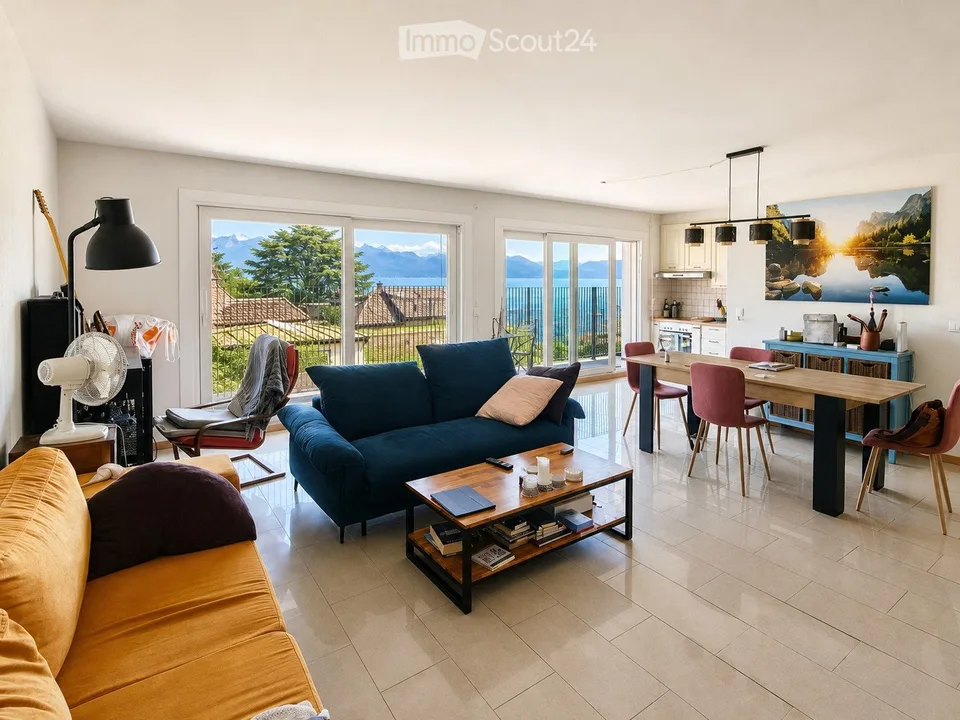 Colocation Grand Duplex vue sur lac et jura